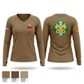 2ND PLT Ghosts Women's Long Sleeve V-neck Shirt - 1
