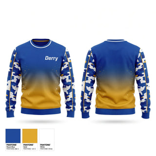 Crew Neck Sweatshirt, Derry, Softball, Teamtime, Team time, sublimation, custom sports apparel, team uniforms, spirit wear, spiritwear, sports uniforms, custom shirts, team store, custom team store, fundraiser sports, apparel fundraiser