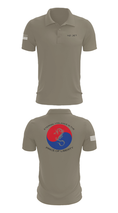 CNFK DET CHINHAE 74281710 Short Sleeve Performance Polo - 64