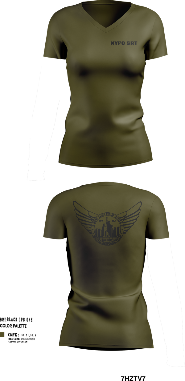 Womens Short Sleeve Vneck Shirt, NYFO SRT, , Teamtime, Team time, sublimation, custom sports apparel, team uniforms, spirit wear, spiritwear, sports uniforms, custom shirts, team store, custom team store, fundraiser sports, apparel fundraiser