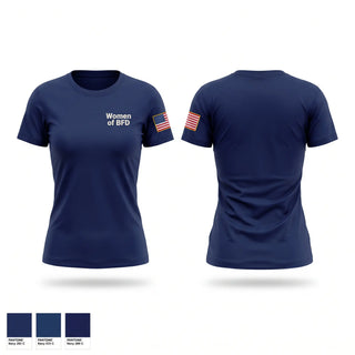 Short Sleeve Performance Shirt, Women of BFD, Fire Department, Teamtime, Team time, sublimation, custom sports apparel, team uniforms, spirit wear, spiritwear, sports uniforms, custom shirts, team store, custom team store, fundraiser sports, apparel fundraiser