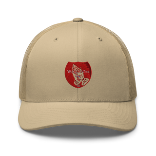 WeAllWeGot~Family First 22026589 Retro Trucker Hat | Yupoong 6606