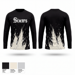 Long Sleeve Performance Shirt, Central Washington Sixers, Baseball, Teamtime, Team time, sublimation, custom sports apparel, team uniforms, spirit wear, spiritwear, sports uniforms, custom shirts, team store, custom team store, fundraiser sports, apparel fundraiser