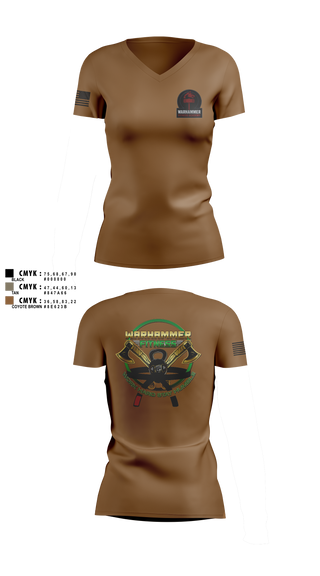 Womens Short Sleeve Vneck Shirt, Warhammer Fitness, , Teamtime, Team time, sublimation, custom sports apparel, team uniforms, spirit wear, spiritwear, sports uniforms, custom shirts, team store, custom team store, fundraiser sports, apparel fundraiser