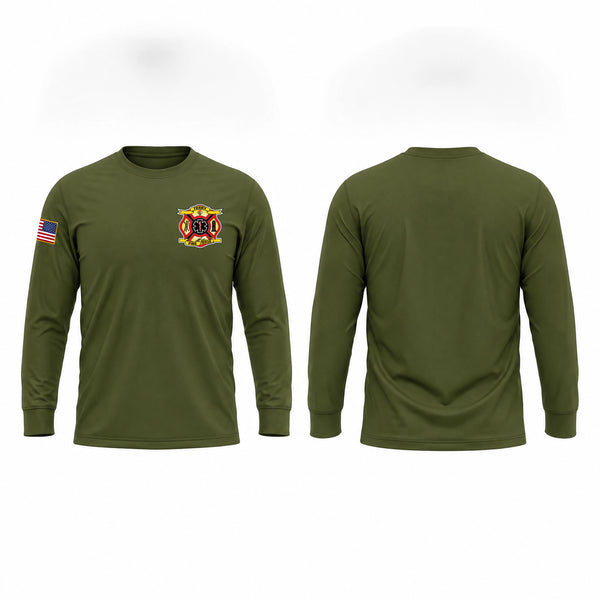 Long Sleeve Performance Shirt, Terry Volunteer Fire Department, Fire Department, Teamtime, Team time, sublimation, custom sports apparel, team uniforms, spirit wear, spiritwear, sports uniforms, custom shirts, team store, custom team store, fundraiser sports, apparel fundraiser