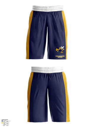 Mens Basketball Shorts, Wynne Yellowjackets, Men's Basketball, Teamtime, Team time, sublimation, custom sports apparel, team uniforms, spirit wear, spiritwear, sports uniforms, custom shirts, team store, custom team store, fundraiser sports, apparel fundraiser