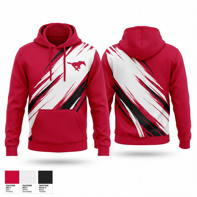 Center Street School Baseball 39645279 Zip Hoodie - 1