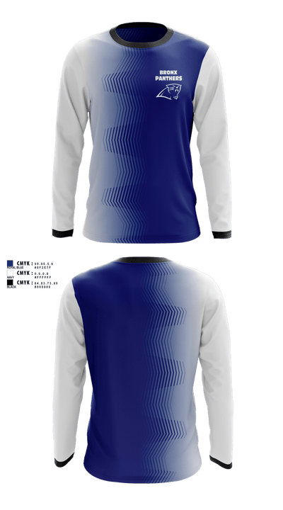 Bronx panthers  Long Sleeve Performance Shirt 2