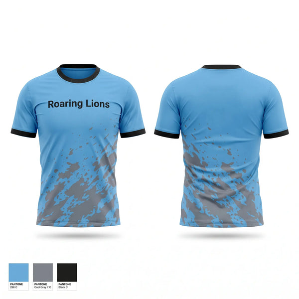 Mens Soccer Jersey, Roaring Lions, Men's Soccer, Teamtime, Team time, sublimation, custom sports apparel, team uniforms, spirit wear, spiritwear, sports uniforms, custom shirts, team store, custom team store, fundraiser sports, apparel fundraiser