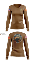 HHB, 31st ADA BDE 93964777 Women's Long Sleeve V-neck Shirt - 22