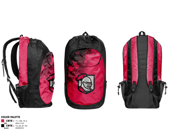Gear Bag, BAC Men's Soccer, Men's Soccer, Teamtime, Team time, sublimation, custom sports apparel, team uniforms, spirit wear, spiritwear, sports uniforms, custom shirts, team store, custom team store, fundraiser sports, apparel fundraiser