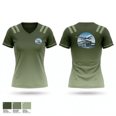 Kawthoolei Garden 90881663 Women's Short Sleeve V-neck Shirt - 1