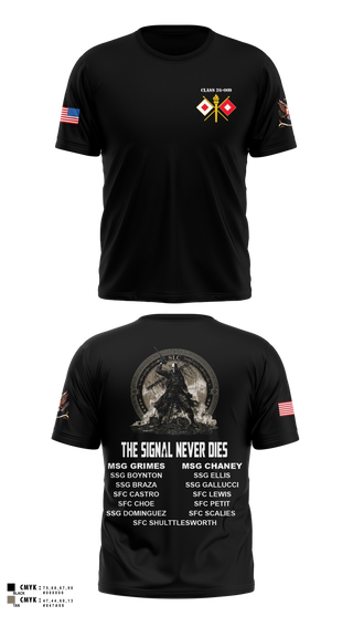 Old School Cotton Feel Shirt, Senior Leaders Course FY26-009, Army, Teamtime, Team time, sublimation, custom sports apparel, team uniforms, spirit wear, spiritwear, sports uniforms, custom shirts, team store, custom team store, fundraiser sports, apparel fundraiser