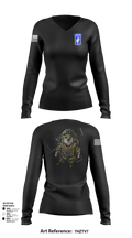 Wombats 19106306 Women's Long Sleeve V-neck Shirt - 101