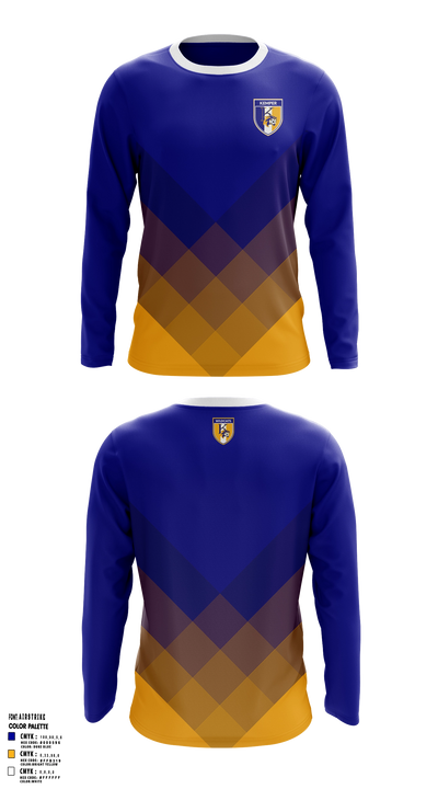 Kemper County High School 92295445 Long Sleeve Performance Shirt - 90