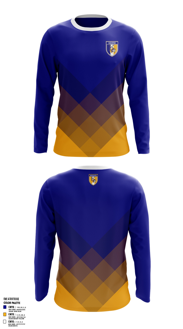 Long Sleeve Performance Shirt, Kemper County High School, Spirit Store, Teamtime, Team time, sublimation, custom sports apparel, team uniforms, spirit wear, spiritwear, sports uniforms, custom shirts, team store, custom team store, fundraiser sports, apparel fundraiser