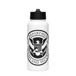 Fugitive Operations Stainless Steel Water Bottle with a Straw Lid