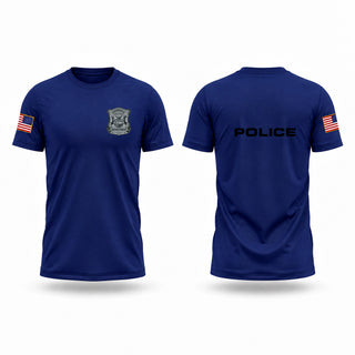 Old School Cotton Feel Shirt, Ferndale Police Department, Police, Teamtime, Team time, sublimation, custom sports apparel, team uniforms, spirit wear, spiritwear, sports uniforms, custom shirts, team store, custom team store, fundraiser sports, apparel fundraiser