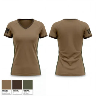 Womens Short Sleeve Vneck Shirt, test, Air Force, Teamtime, Team time, sublimation, custom sports apparel, team uniforms, spirit wear, spiritwear, sports uniforms, custom shirts, team store, custom team store, fundraiser sports, apparel fundraiser