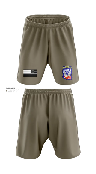 Athletic Shorts With Pockets, 1st Battalion 503rd Infantry Regiment, , Teamtime, Team time, sublimation, custom sports apparel, team uniforms, spirit wear, spiritwear, sports uniforms, custom shirts, team store, custom team store, fundraiser sports, apparel fundraiser