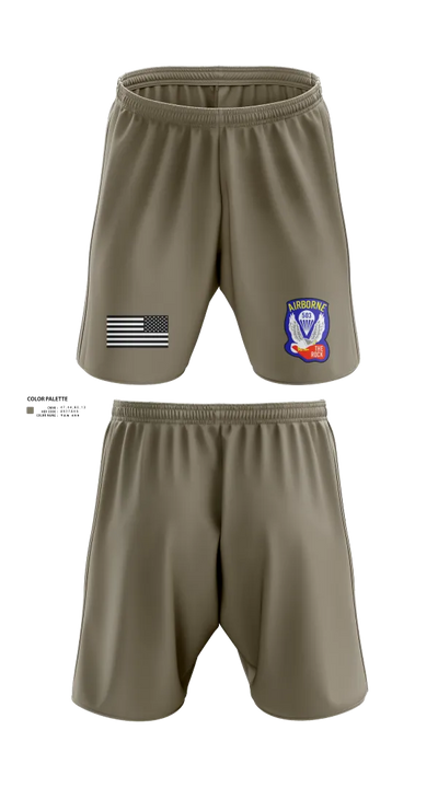 1st Battalion 503rd Infantry Regiment 53542236 Athletic Shorts With Pockets - 23