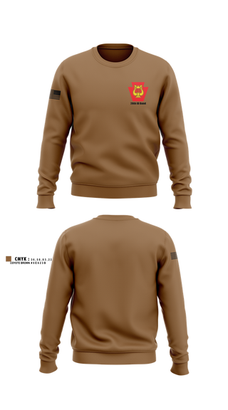 Crew Neck Sweatshirt, 28th ID Band, , Teamtime, Team time, sublimation, custom sports apparel, team uniforms, spirit wear, spiritwear, sports uniforms, custom shirts, team store, custom team store, fundraiser sports, apparel fundraiser