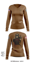 D Co. UAS Platoon 19451527 Women's Long Sleeve V-neck Shirt - 101