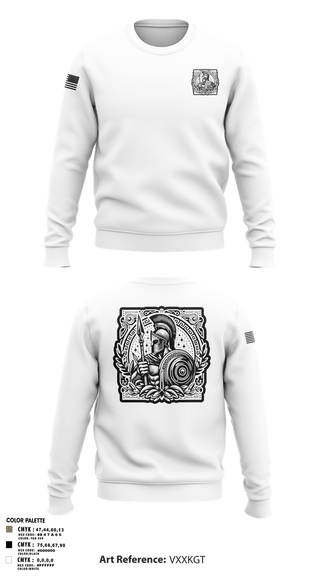 Crew Neck Sweatshirt, Detachment 9, Army, Teamtime, Team time, sublimation, custom sports apparel, team uniforms, spirit wear, spiritwear, sports uniforms, custom shirts, team store, custom team store, fundraiser sports, apparel fundraiser