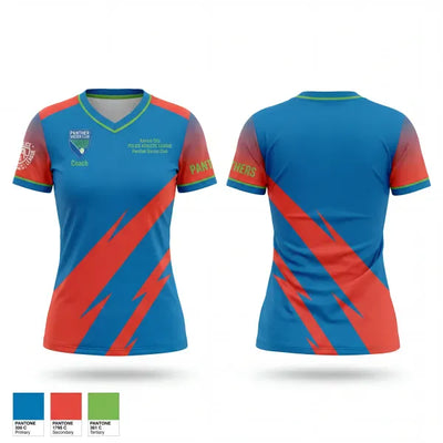 Kansas City Missouri Police Athletic League Panthers (Soccer) 2790826 Women's Short Sleeve V-neck Shirt - 1