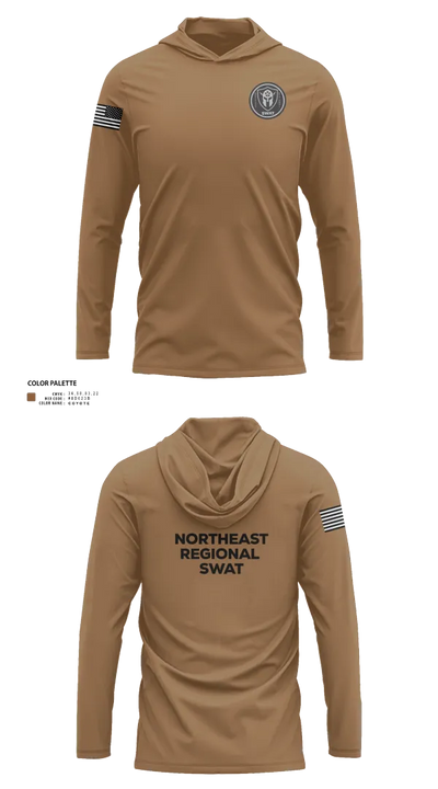 Swat 30841116 Long Sleeve Performance Shirt with hood - 72