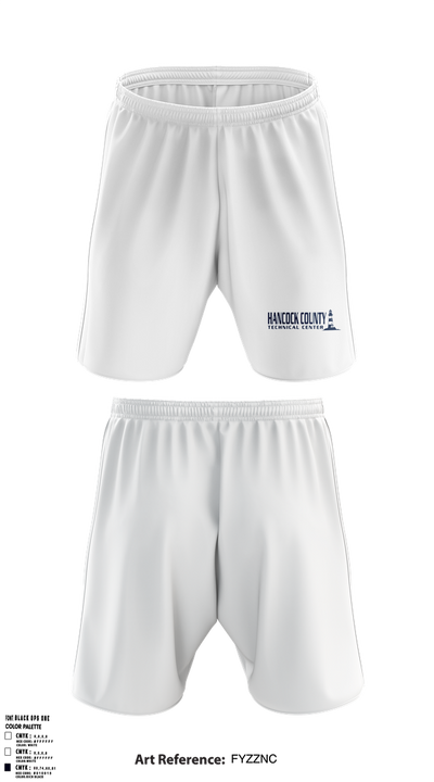 Hancock County Technical Center 18180621 Athletic Shorts With Pockets - 37