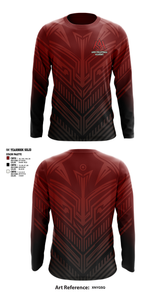 Long Sleeve Performance Shirt, Ares Volleyball Academy, Women's Volleyball, Teamtime, Team time, sublimation, custom sports apparel, team uniforms, spirit wear, spiritwear, sports uniforms, custom shirts, team store, custom team store, fundraiser sports, apparel fundraiser