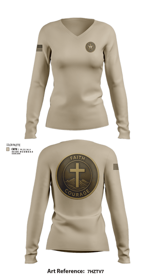 Womens Long Sleeve Vneck Shirt, A Team, Police, Teamtime, Team time, sublimation, custom sports apparel, team uniforms, spirit wear, spiritwear, sports uniforms, custom shirts, team store, custom team store, fundraiser sports, apparel fundraiser