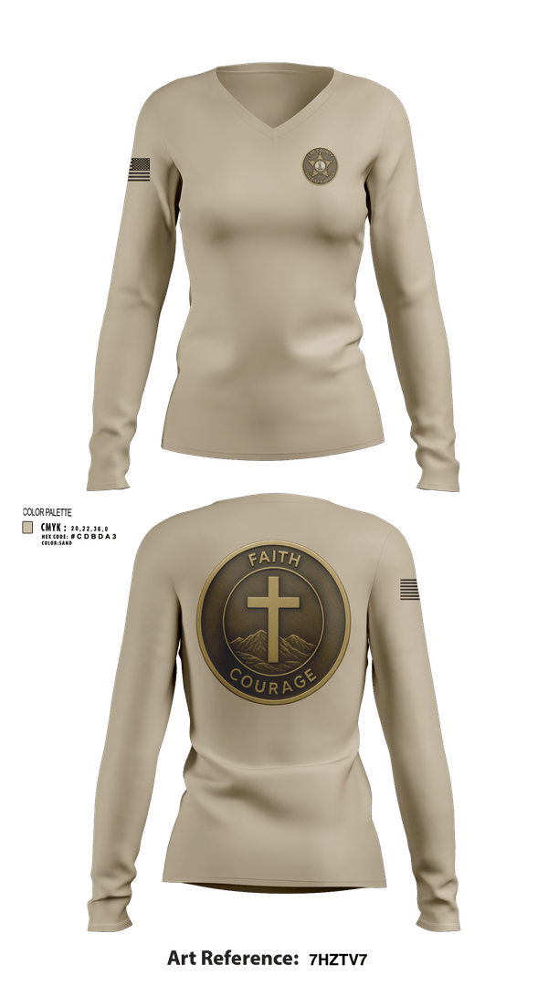 Womens Long Sleeve Vneck Shirt, A Team, Police, Teamtime, Team time, sublimation, custom sports apparel, team uniforms, spirit wear, spiritwear, sports uniforms, custom shirts, team store, custom team store, fundraiser sports, apparel fundraiser