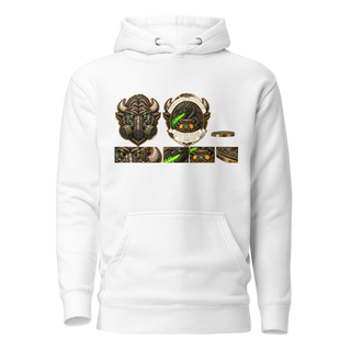 Unisex Hoodie - 1 - White