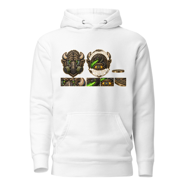 Unisex Hoodie - 1 - White