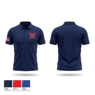 Short Sleeve Performance Polo, Dugway Fire Department, Fire Department, Teamtime, Team time, sublimation, custom sports apparel, team uniforms, spirit wear, spiritwear, sports uniforms, custom shirts, team store, custom team store, fundraiser sports, apparel fundraiser