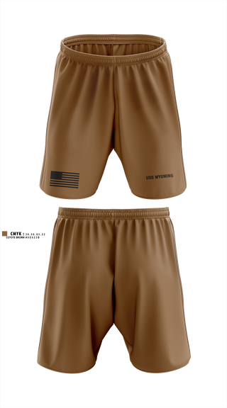Athletic Shorts With Pockets, USS WYOMING, Navy, Teamtime, Team time, sublimation, custom sports apparel, team uniforms, spirit wear, spiritwear, sports uniforms, custom shirts, team store, custom team store, fundraiser sports, apparel fundraiser