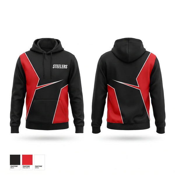 Hoodie, STEELERS, , Teamtime, Team time, sublimation, custom sports apparel, team uniforms, spirit wear, spiritwear, sports uniforms, custom shirts, team store, custom team store, fundraiser sports, apparel fundraiser