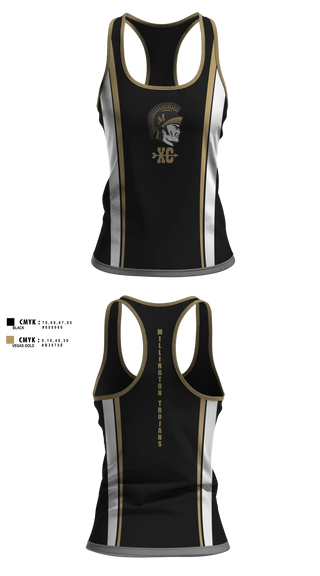 Womens Track Singlet, Millington Central High School Cross Country, Cross Country, Teamtime, Team time, sublimation, custom sports apparel, team uniforms, spirit wear, spiritwear, sports uniforms, custom shirts, team store, custom team store, fundraiser sports, apparel fundraiser