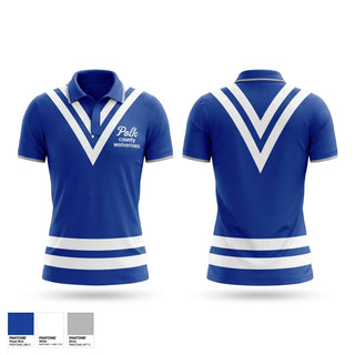 Short Sleeve Performance Polo, Polk county wolverines, Cheer, Teamtime, Team time, sublimation, custom sports apparel, team uniforms, spirit wear, spiritwear, sports uniforms, custom shirts, team store, custom team store, fundraiser sports, apparel fundraiser