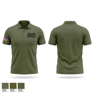 Short Sleeve Performance Polo, Grundy County Sheriff's Department, Police, Teamtime, Team time, sublimation, custom sports apparel, team uniforms, spirit wear, spiritwear, sports uniforms, custom shirts, team store, custom team store, fundraiser sports, apparel fundraiser