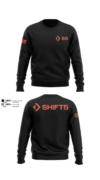 Crew Neck Sweatshirt, Shift5, , Teamtime, Team time, sublimation, custom sports apparel, team uniforms, spirit wear, spiritwear, sports uniforms, custom shirts, team store, custom team store, fundraiser sports, apparel fundraiser