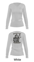 NCOA 15376820 Women's Long Sleeve V-neck Shirt - 11
