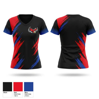 Womens Short Sleeve Vneck Shirt, Mills Godwin Band, , Teamtime, Team time, sublimation, custom sports apparel, team uniforms, spirit wear, spiritwear, sports uniforms, custom shirts, team store, custom team store, fundraiser sports, apparel fundraiser