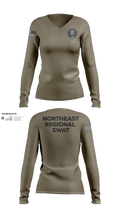 Swat 30841116 Women's Long Sleeve V-neck Shirt - 62