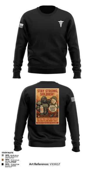 Crew Neck Sweatshirt, 319th IEW, , Teamtime, Team time, sublimation, custom sports apparel, team uniforms, spirit wear, spiritwear, sports uniforms, custom shirts, team store, custom team store, fundraiser sports, apparel fundraiser