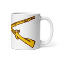 Eagle horse 33138280 White Glossy Mug - Small