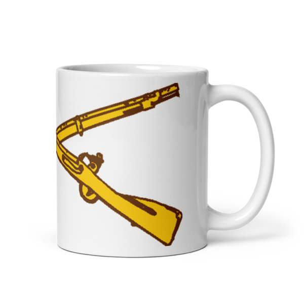 Eagle horse 33138280 White Glossy Mug - Small