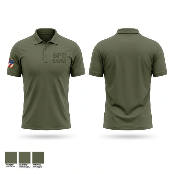 Short Sleeve Performance Polo, SPD SWAT, Fire Department, Teamtime, Team time, sublimation, custom sports apparel, team uniforms, spirit wear, spiritwear, sports uniforms, custom shirts, team store, custom team store, fundraiser sports, apparel fundraiser